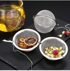 Resim Paslanmaz Çelik Çay Demlik Küre Kilitleme Çay Topu Çok Renkli 