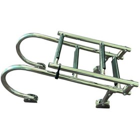 Resim Krom Katlanır Merdiven 2+2 4 Basamak 