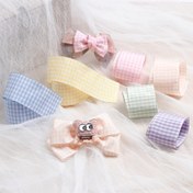 Resim Klasik Ekose Polyester Kurdele DIY Saç Aksesuarları, Fiyonklar ve Hediye Paketleme için - Elektrik veya Piller Gerektirmeyen Tatil Dekoratif Kurdeleler 