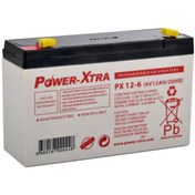 Resim POWER-XTRA 6v 12ah Bakımsız Akü 