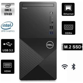 Resim Dell Vostro 3020 N2042VDT3020MTU-21 i3-13100 32 GB 256 GB SSD W11P Masaüstü Bilgisayar 