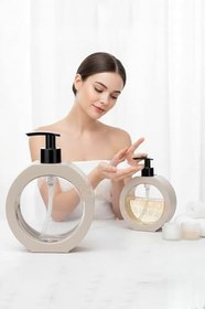 Resim Transformacion Sıvı Sabunluk - Bej Renk, 350 Ml, Modern Tasarım 722349 Bej 