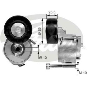 Resim GATES T39017 V KAYIŞ GERGİ RULMANI LINEA DOBLO 1.6 JTD 2.0 JTD 