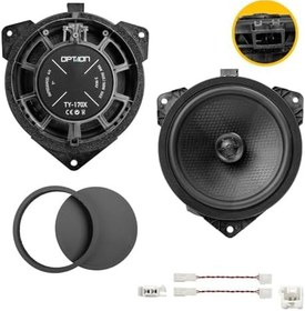 Resim Option Subaru Levorg (1. nesil) arka koaksiyel hoparlör sistemi ile uyumlu hoparlör - tak ve çalıştır arka hoparlör - 70 WRMS, 20 mm dokuma tweeter 