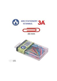 Resim Ark 3a Pvc Kaplı Renkli Ataş 33 Mm 20 Gr 2 Adet 