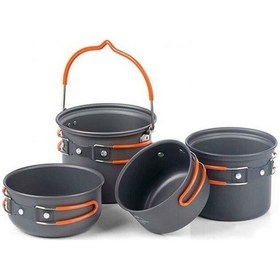 Resim Naturehike 4ın1 Kamp Yemek Pişirme Seti Füme 