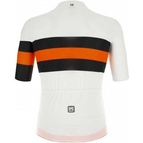 Resim Santini Santını Sleek Bengal Kısa Kol Forma Beyaz Xxl Siyah - Kırmızı 