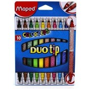 Resim Maped Keçeli Boya Kalemi Peps Duo Tip 10 Renk 849010 