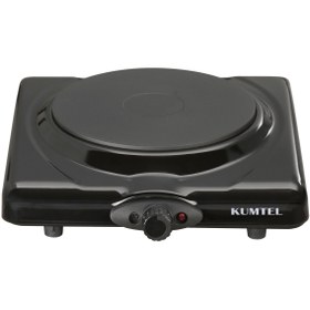 Resim KUMTEL LX-7115 Ayarlanabilir Termostatlı Tekli Elektrikli Ocak - Siyah 