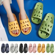 Resim 1 Çift Unisex Kaymaz Banyo Terlikleri Havalandırma Delikli - Yumuşak EVA Taban & Ergonomik Kemer Desteği, Ev Kullanımı İçin Kaydırmaz Ayakkabılar, Çok Renk Seçenekleri, Yazlık Ayakkabı, Clog Tarzı Ayakkabı, Nefes Alabilen Ayakkabı, Elde Yıkanabilir, Rahat Ayakkabı, Aile Ayakkabısı 