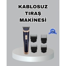 Resim Al-Fil Teknoloji Çelik Bıçaklı Unisex Şarjlı Tıraş Makinesi - Sessiz Motor Kablosuz ve Ayarlanabilir 