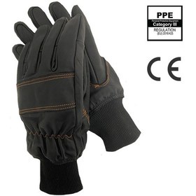 Resim Penkert İtfaiyeci Eldiveni-yangın Eldiveni Deri Eldiven-kısa Boy 