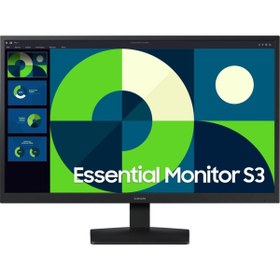 Resim Samsung 24" Essential Monitor S3 S31D Full Hd LCD Monitör - AYAKKABILIK HEDİYE 