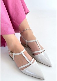 Resim Pabucmarketi Ten Rugan Kadın Alçak Topuk Ayakkabı Çok Renkli 