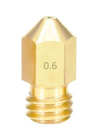 Resim Koodmax 3d Yazıcı Printer Mk8 Extruder 1.75mm / 0.6mm Baskı Kafası Pirinç Nozzle 