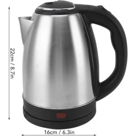 Resim Rivera Tech Rvrtch Su Isıtıcı 220 - 240 V Paslanmaz Çelik Kettle Uzun Ömürlü 2000 Watt 