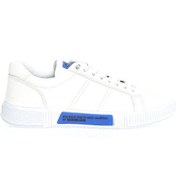 Resim Hammer Jack Beyaz-Mavi Erkek Deri Sneaker BASEL M AYAKKABI 40-45 