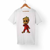 Resim Alfa Tshirt I'm Groot Çocuk Beyaz Tişört 