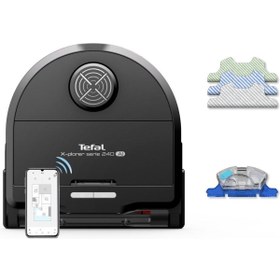 Resim TEFAL 8000Pa Mop Özellikli Robot Süpürge Dahili Temizleme İstasyonu Akıllı Navigasyon Premium WiFi Kontrol 
