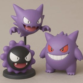 Resim K-Yonlineticaret 3D Tasarım Gastly, Haunter, Gengar 15 cm Beyaz Renktedir Boyama Size Aittir 