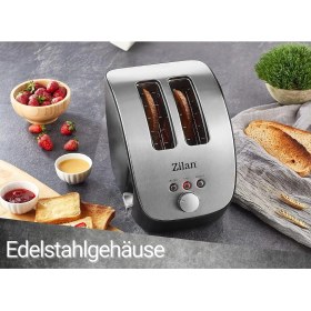 Resim Paslanmaz Çelik Ekmek Kızartma Makinesi | 2 Dilim Ekmek Kızartma Makinesi | Tasarım Ekmek Kızartma M 