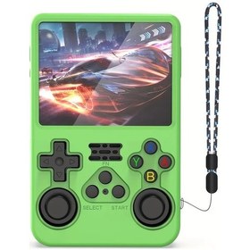 Resim Meridiangoods Yeşil R36s Taşınabilir Oyun Konsolu Kılıfı Çizilmeye Ve Darbelere Dayanıklı 