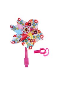 Resim Dolıty Çocuk Bisikleti Yel Değirmeni Scooter Üç Çiçek Çiçek Çok Renkli 