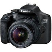 Resim Canon EOS 2000D + 18-55 mm Dijital SLR Fotoğraf Makinesi 