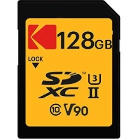 Resim Kodak Sd 128GB Uhs-Iı U3 ​​V90 Ultra Pro 