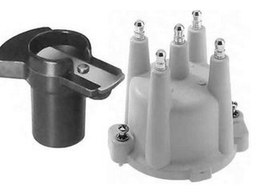 Resim Renault R9 1.4İ E7J Distribütör Kapağı + Tevzi Makarası TPart Marka 7701034946 - 7701204070 