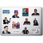 Resim Mena Rise Aksesuar The Office Tasarımlı Dekoratif Laptop Notebook Tablet Telefon Sticker Set 010 