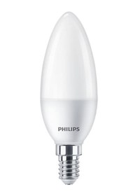 Resim Philips LED Buzlu Mum Ampul 7W 806 Lumen 2700K Sarı Işık B38 E14 Duy (60W Eşleniği) 