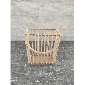 Resim Bambu Çubuklu Boncuklu Dergilik 25 cm 