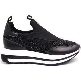 Resim Kindep Damla Taş Detaylı Poli Hafif Taban Günlük Kadın Ayakkabı Siyah Siyah 