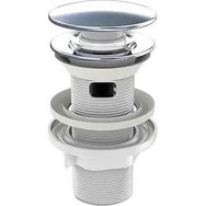 Resim İz Yapı Klik Klack Taşmalı Metal Bas Aç Lavabo Sifonu 