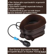 Resim Wintoup Özel Üretim Yüksek Kaliteli Ortopedik Şişirilebilir Pompalı Kompakt Seyahat Kamp Fıtık Boyun Yastığı 