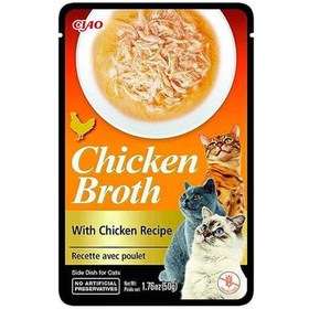 Resim Inaba Ciao Chicken Broth Tavuk Sulu ve Tavuklu Kedi Çorbası 50 Gr 
