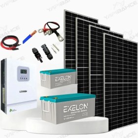 Resim Yapı Solar Yapısolar 3 Kw Mppt Solar Güneş Enerjisi Bağ Evi L Paketi 