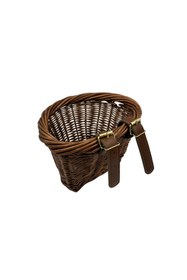Resim Trendbisiklet BİSİKLET ÖRME HASIR SEPET, PRATİK KAYIŞ BAĞLANTILI (12"-16" JANT) 