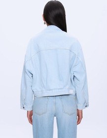 Resim Ltb Celıa Oversıze Jean Jean Ceket 010096102815727 55056 Acık Mavı Açık Mavi 