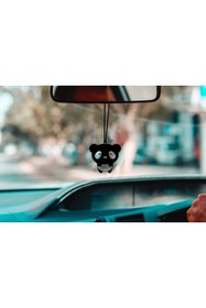 Resim VELUX HOME Araba Dikiz Aynası Süsü Panda Logosu Metal 