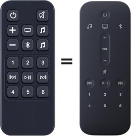 Resim Bose Smart Soundbar 500 900 Speaker System için uygun yeni yedek uzaktan kumanda 