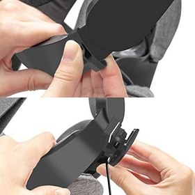 Resim Güncellenmiş Sürüm Stereo VR Kulaklıklar Oculus Rift için Özel Yapılmış S-On Kulak Derin Bas 3D 360 Derece Ses, Klips Tasarımı Kurulumu ve Çıkarması Kolay - Küçük Baş Kişi ile uyumlu değildir (Siyah) 