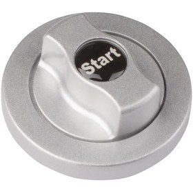 Resim Chuangyinshop Silvery 1 Butonlu Kırmızı Düğmeli Başlatma Ergonomik Tasarım Dayanıklı Metal Yapı Kolay Montaj Araç İç Donanım Yükseltmesi 