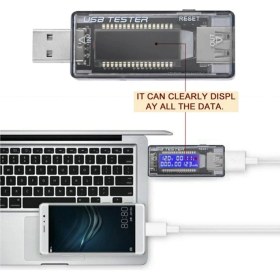Resim Normadia Yüksek Hassasiyetli Dijital USB Voltmetre ve Ampermetre Ölçüm Cihazı 