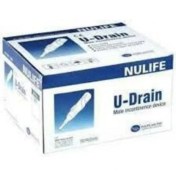 Resim Nulife U-Drain Prezervatif Sonda 35MM - Yapışkan Şeritli - 50 Adet Nulife U-Drain Prezervatif Sonda 