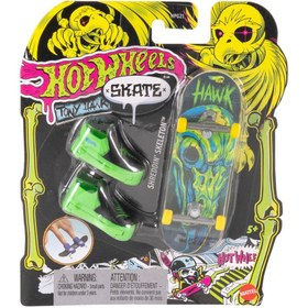 Resim Hot Wheels Skate Neon Temalı Parmak Kaykay ve Ayak Paketleri HPG21-HVK44 