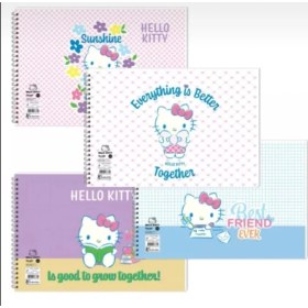 Resim Hello Kitty 25X35 cm Orta Boy Resim Defteri 4’lü - Çocuklar Için Eğlenceli 