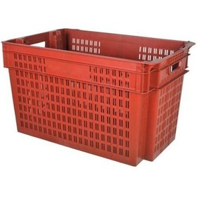 Resim Plastik Ekmek Kasası Ekmek Sepeti 39x65x42 Cm 2350 Gram-- 5 Adet Kırmızı 