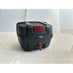 Resim First Bag 35 Litre Kırılmaz Reflektörlü Kendinden Tablalı Motosiklet Çantası Siyah 